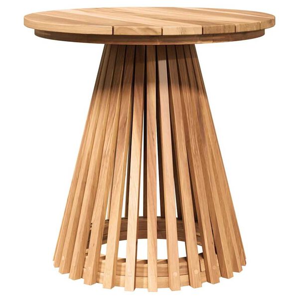 vidaXL Garden Side Table Brown 50 x 50 x 49.5 cm Solid teak wood