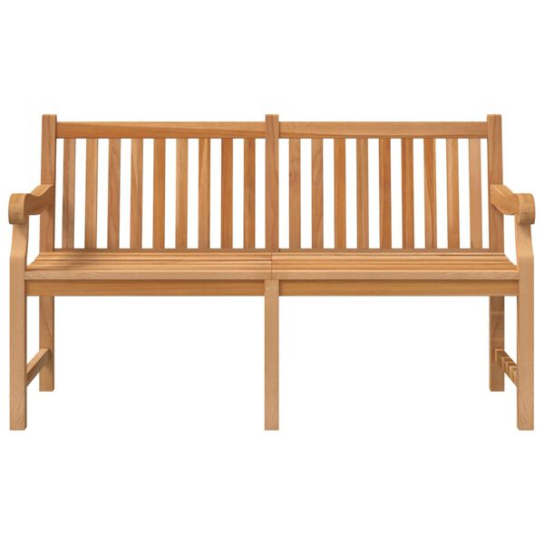 vidaXL Garden Bench 150 cm Solid Teak Wood
