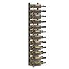 vidaXL Wall-mounted Wine Rack for 24 Bottles Black Iron