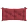 vidaXL Garden Bench Cushions 2pcs Wine Red 100x50x7 cm Oxford Fabric