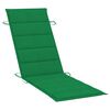 vidaXL Garden Sun Lounger with Cushion Solid Acacia Wood