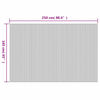 vidaXL Room Divider Bamboo Grey 250x165 cm