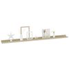 vidaXL Wall Shelves 2 pcs Sonoma Oak 115x9x3 cm