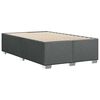 vidaXL Bed Frame without Mattress Dark Grey Full Fabric