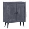 vidaXL Sideboard Solid Mango Wood 60x30x76 cm