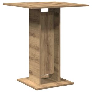 vidaXL Bistro Table Artisan Oak 60x60x75 cm Engineered Wood