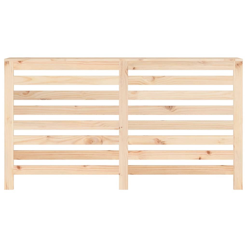 vidaXL Radiator Cover 153x19x84 cm Solid Wood Pine