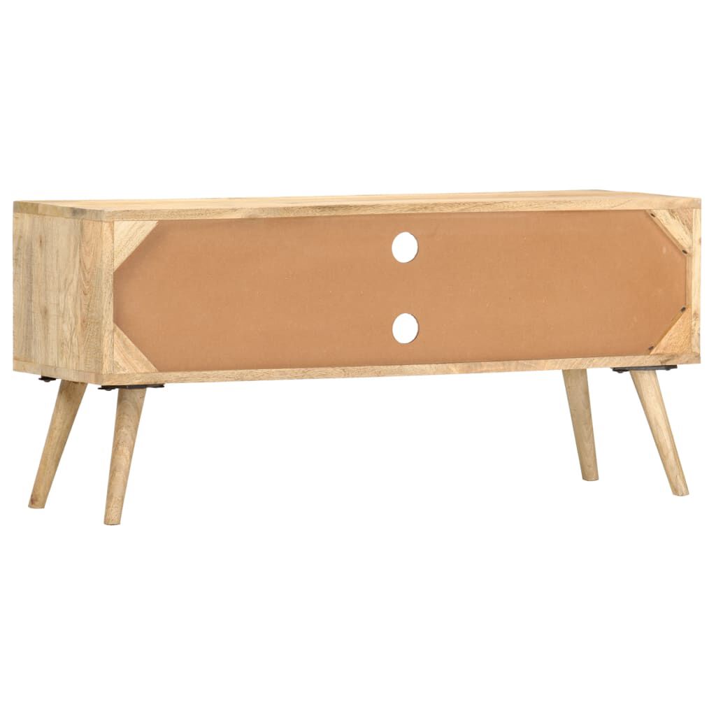 vidaXL TV Cabinet 100x30x45 cm Solid Mango Wood