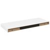 vidaXL Floating Wall Shelves 4 pcs High Gloss White 60x23,5x3,8 cm MDF