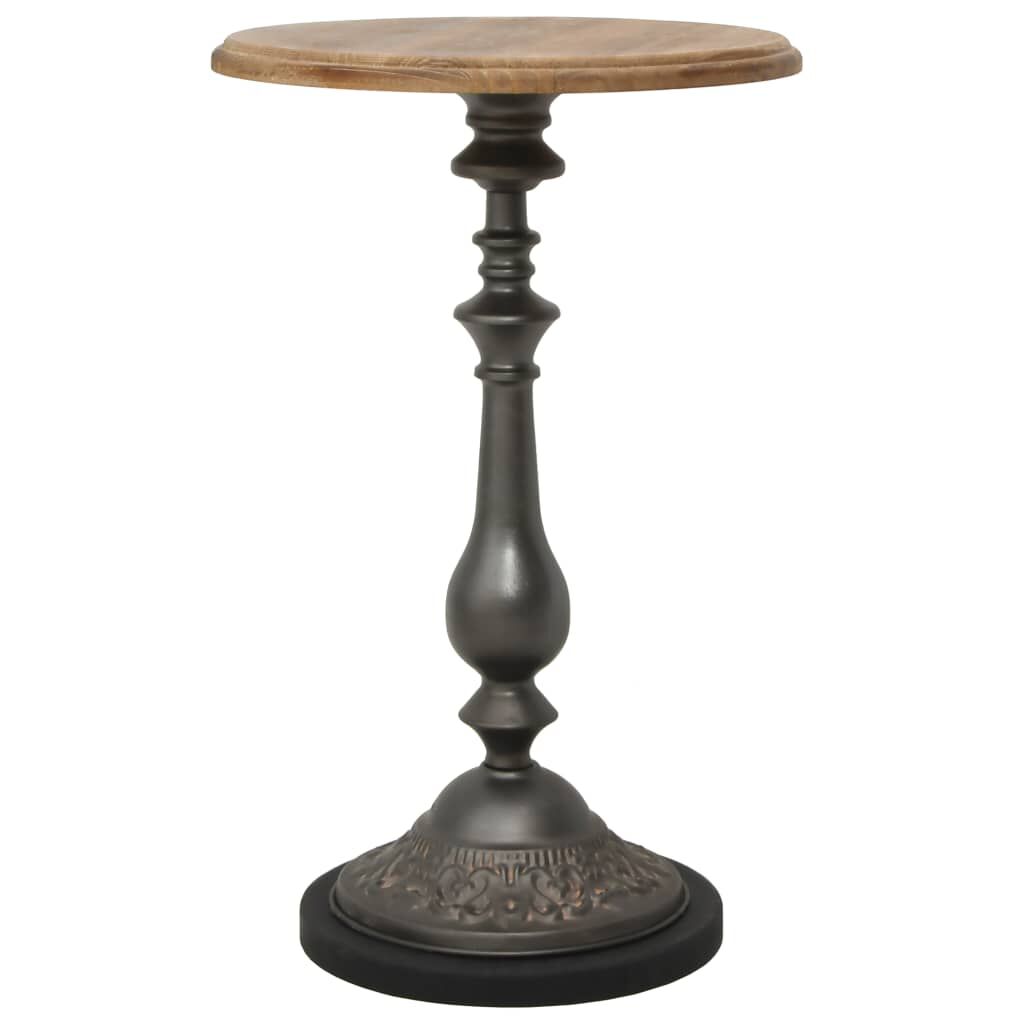 vidaXL End Table Solid Fir Wood 40x64 cm Brown