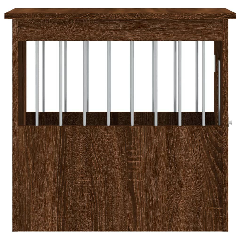 vidaXL Dog Crate Furniture Brown Oak 45x62x59 cm Engineered Wood