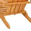 vidaXL Garden Adirondack Chair 77x78x95 cm Solid Wood Teak