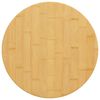 vidaXL Table Top Ø40x4 cm Bamboo