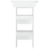 vidaXL Wall Bar Table White 102x45x103.5 cm Engineered Wood