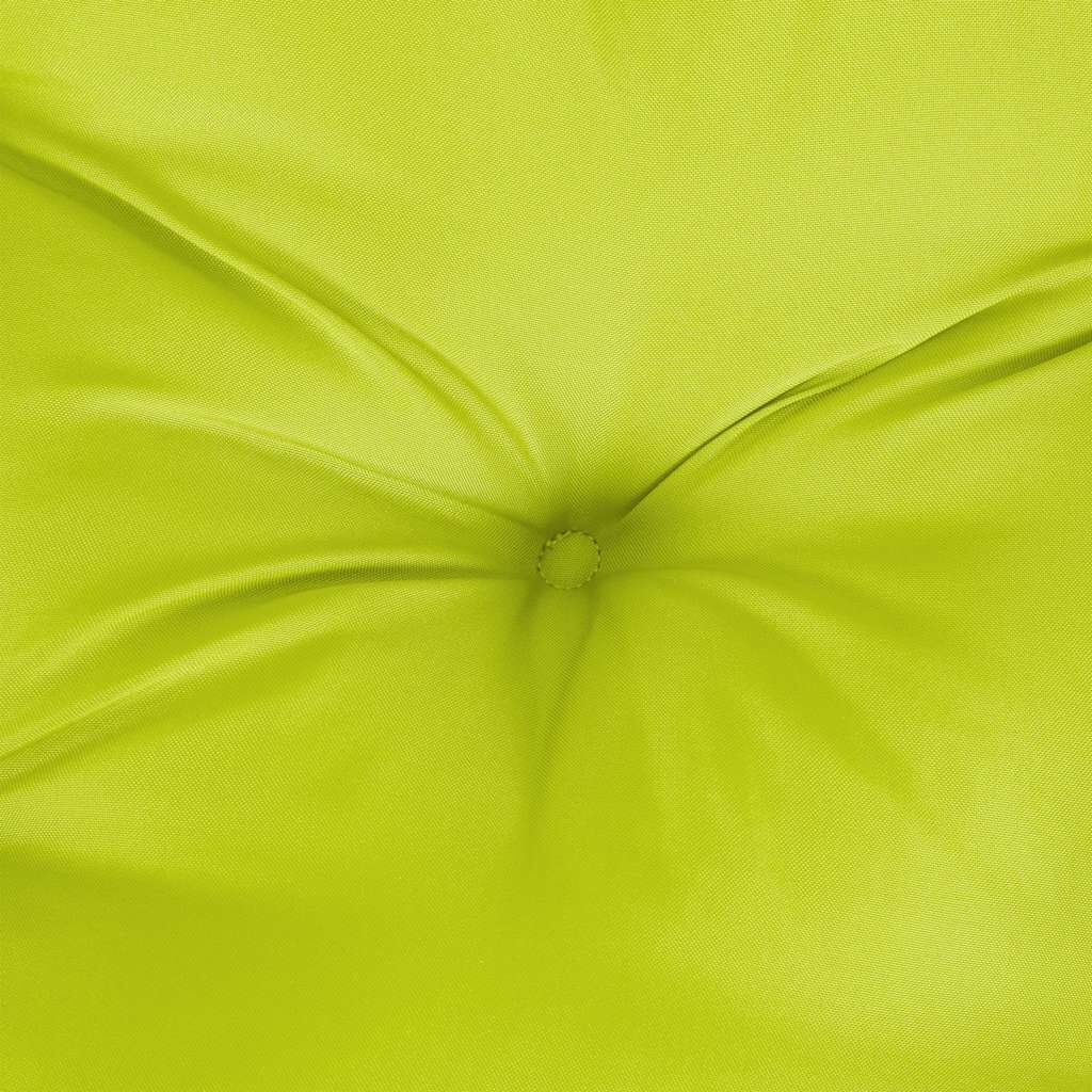 vidaXL Garden Bench Cushion Bright Green 100x(50+50)x7cm Oxford Fabric