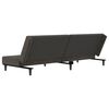 vidaXL 2-Seater Sofa Bed Dark Grey Velvet