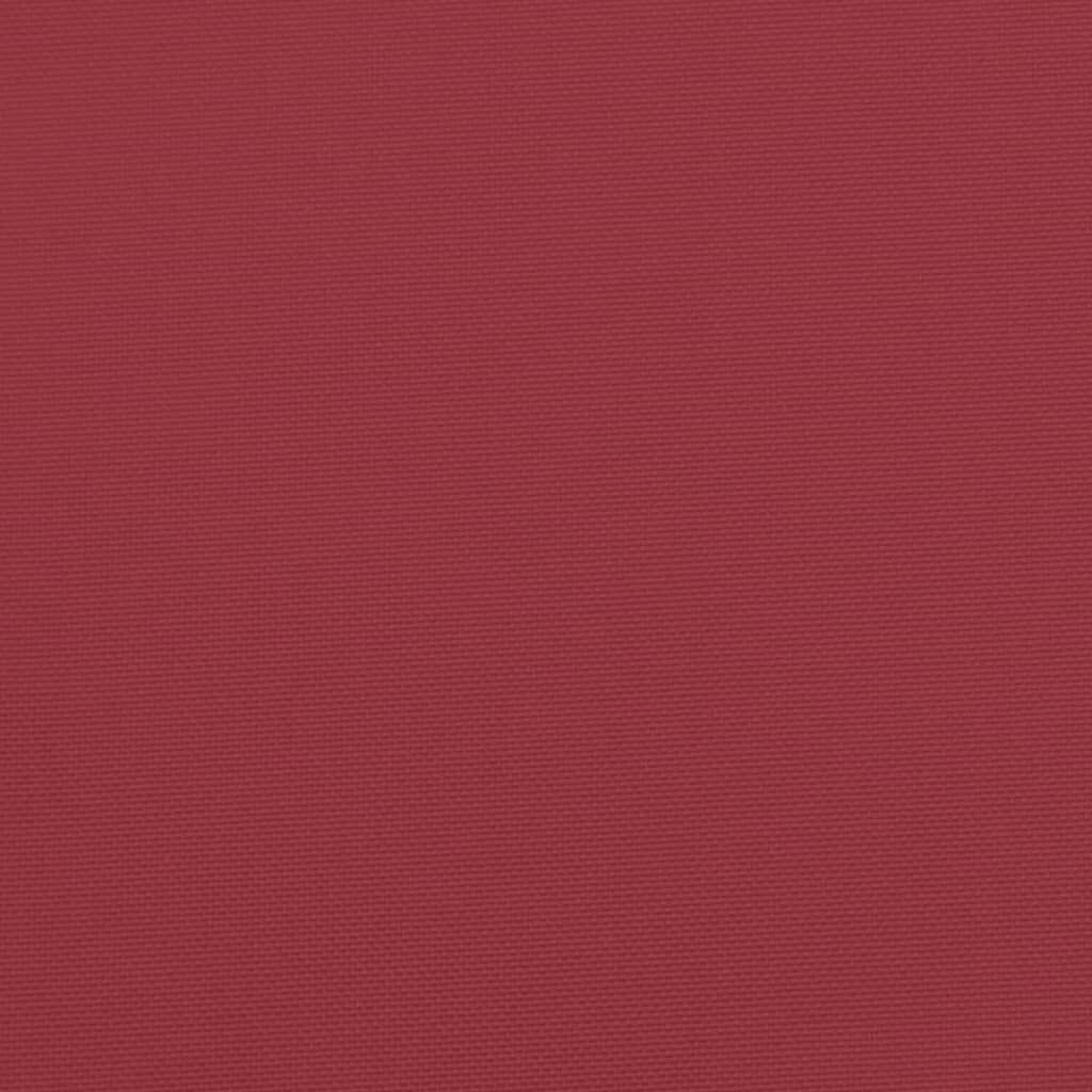 vidaXL Pallet Cushions 3 pcs Wine Red Oxford Fabric