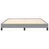 vidaXL Bed Frame without Mattress Light Grey 193x203 cm Fabric