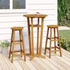 vidaXL 5 Piece Garden Bar Set Solid Wood Acacia