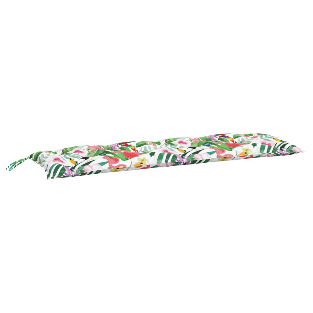 vidaXL Garden Bench Cushion Multicolour 150x50x7 cm Oxford Fabric