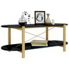vidaXL Coffee Table Black 110x48x40 cm Engineered Wood