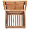vidaXL Garden Storage Box 60x50x58 cm Solid Teak Wood