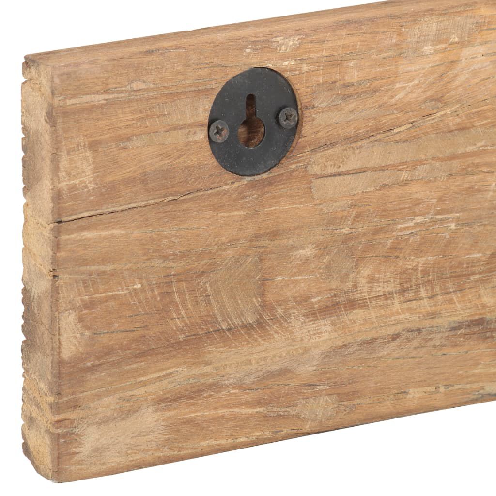 vidaXL Hall Hanger with 5 Hooks 100x2.5x15 cm Solid Reclaimed Wood