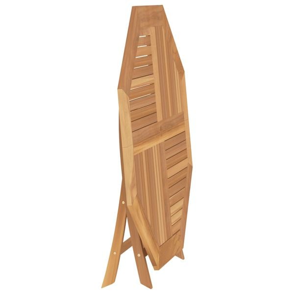 vidaXL Folding Garden Table 110x110x75 cm Solid Wood Teak