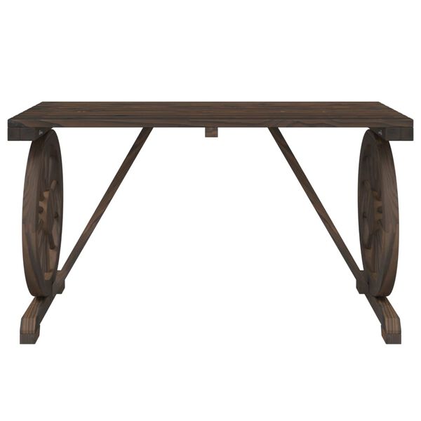 vidaXL Garden Table 115x55x65 cm Solid Wood Fir