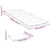 vidaXL Garden Sun Lounger with Cushion Solid Acacia Wood