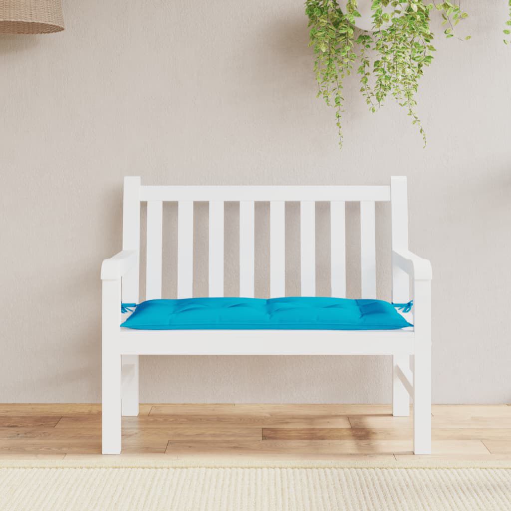 vidaXL Garden Bench Cushion Light Blue 100x50x7cm Oxford Fabric