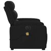 vidaXL Electric Stand up Massage Recliner Chair Black Fabric