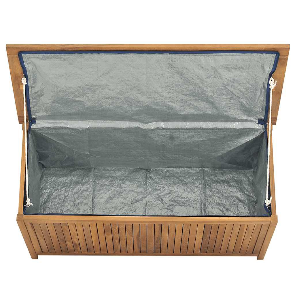 vidaXL Garden Box 114x50x58 cm Solid Wood Teak