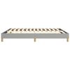 vidaXL Bed Frame without Mattress Light Grey California King Fabric (US Only)