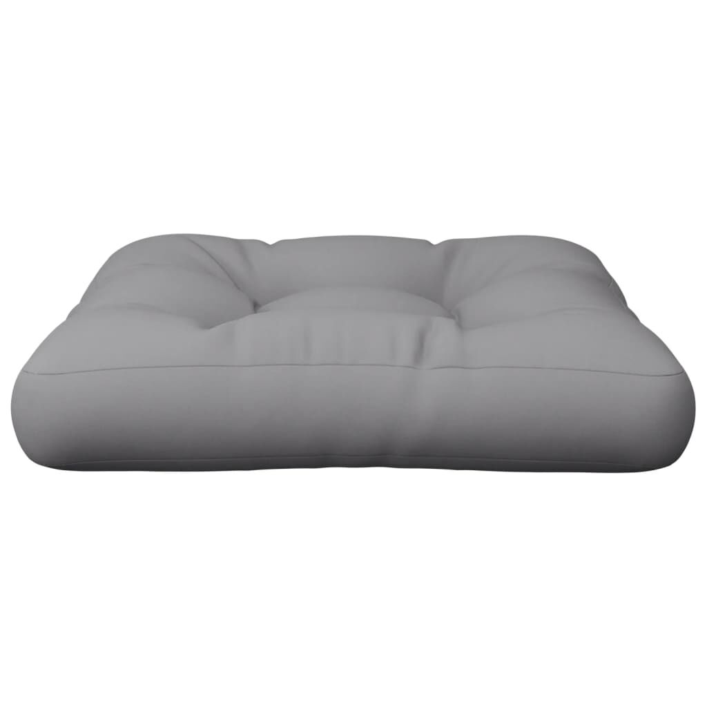 vidaXL Pallet Cushion Grey Fabric