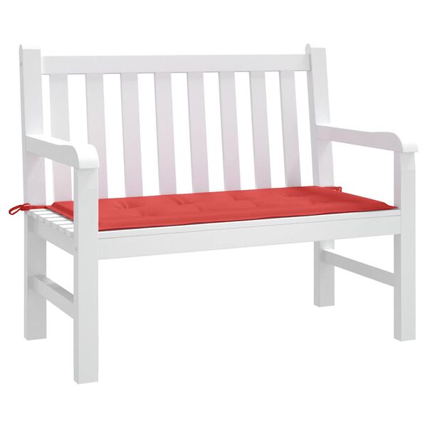 vidaXL Garden Bench Cushion Red 100x50x3 cm Oxford Fabric
