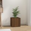 vidaXL Planter Box Brown Oak 40x40x40 cm Engineered Wood