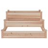 vidaXL Garden Raised Bed 120x120x56 cm Solid Wood Fir