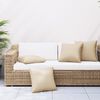 vidaXL Sofa Cushions 4 pcs Beige 60x60 cm Fabric