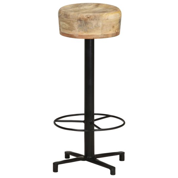 vidaXL Bar Stools 2 pcs 76 cm Solid Mango Wood