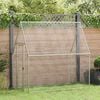 vidaXL Chicken Cage Silver 200x100x190 cm Galvanised Steel