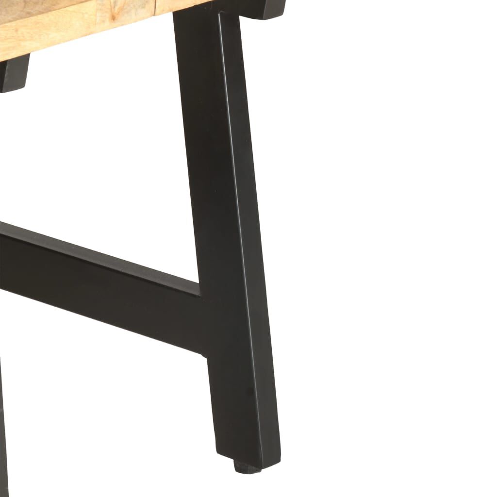 vidaXL Extendable Coffee Table 160x70x45 cm Solid Mango Wood