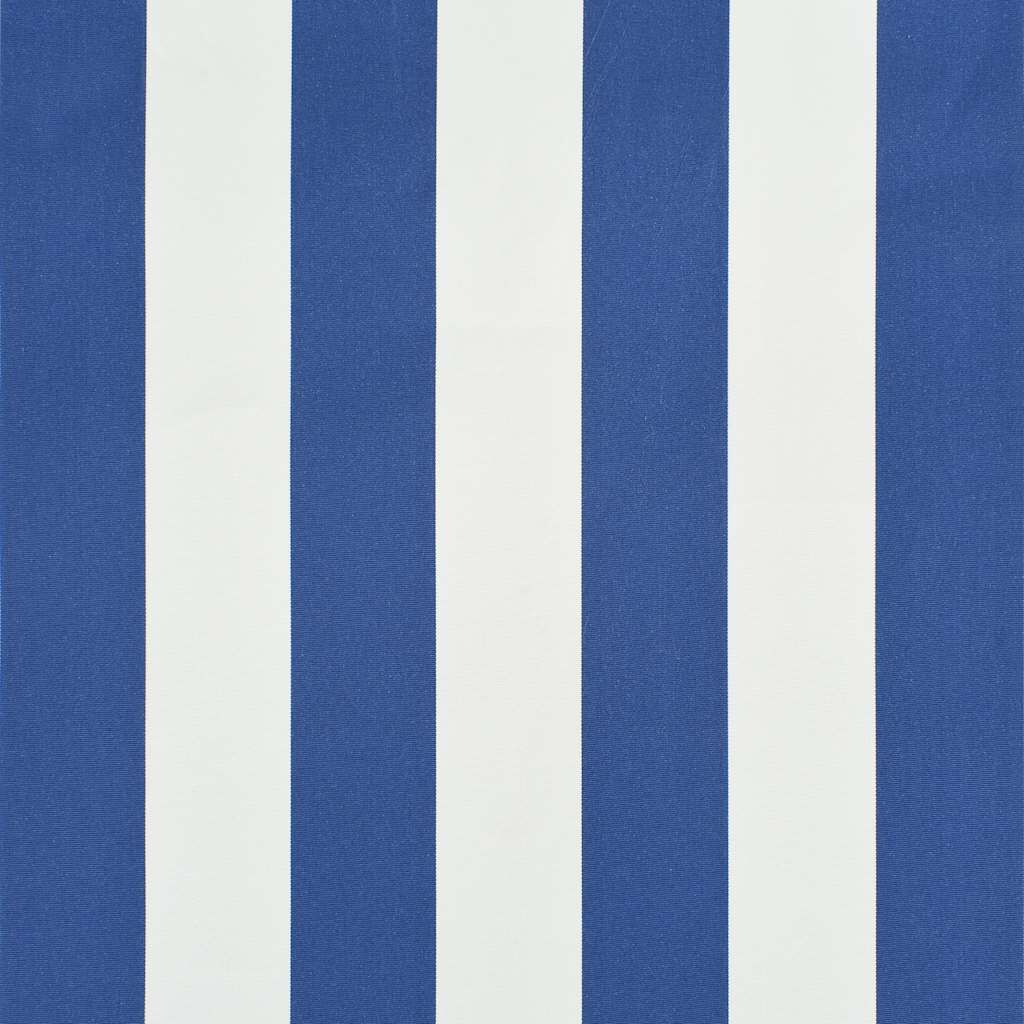 vidaXL Retractable Awning 150x150 cm Blue and White