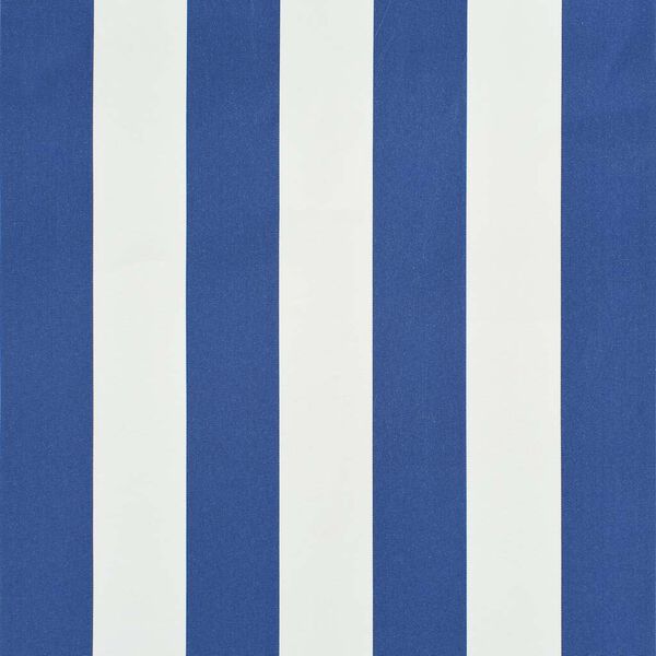 vidaXL Retractable Awning 150x150 cm Blue and White