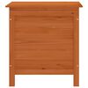 vidaXL Garden Storage Box Brown 50x49x56,5 cm Solid Wood Fir