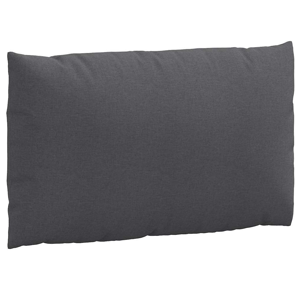 vidaXL Pallet Cushions 3 pcs Melange Anthracite Fabric