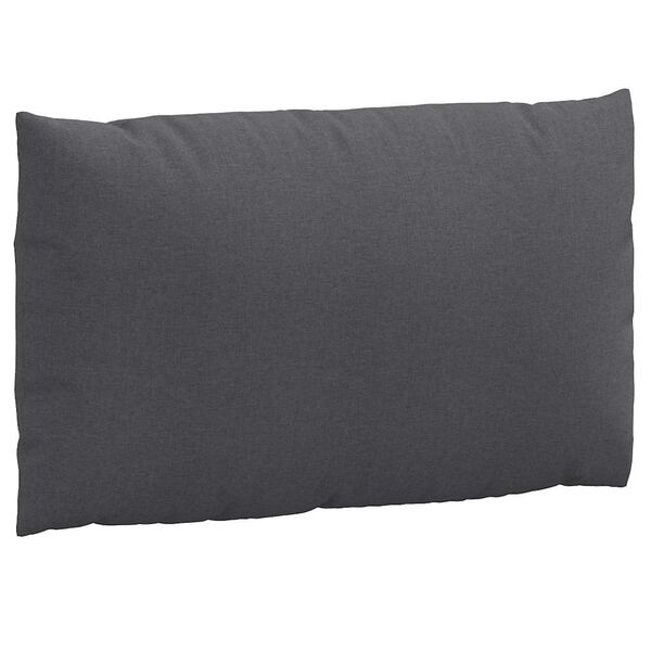 vidaXL Pallet Cushions 3 pcs Melange Anthracite Fabric