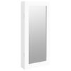 vidaXL Mirror Jewellery Cabinet Wall Mounted White 30x8.5x67 cm