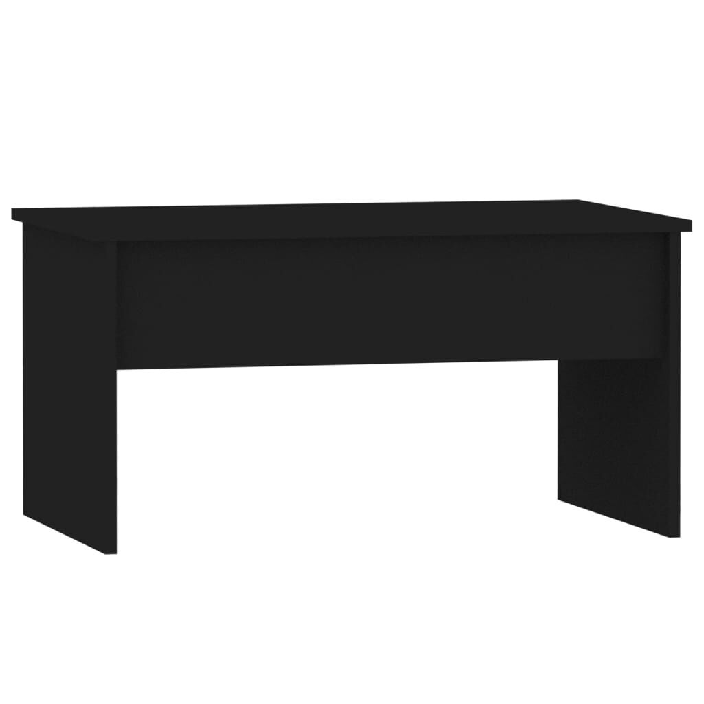 vidaXL Coffee Table Black 80x50.5x41.5 cm Engineered Wood
