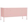 vidaXL TV Cabinet Pink 105x35x50 cm Steel